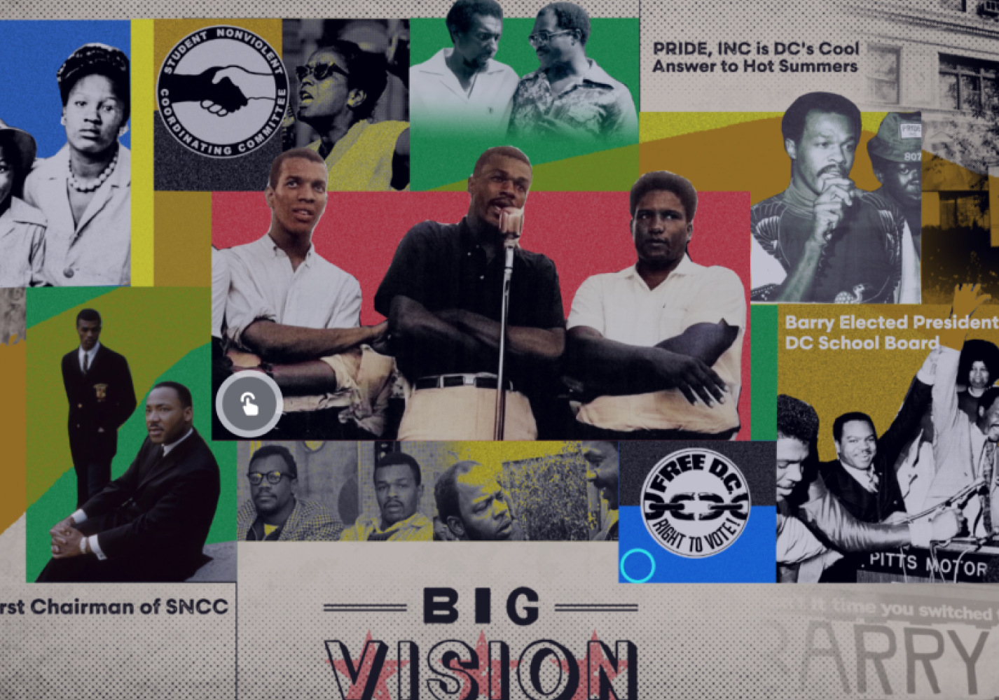 Mural showcasing Mayor Barry’s major contributions to Washington D.C.